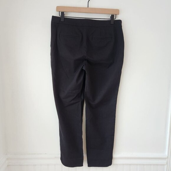 Talbots Chatham Ankle Black Stretch Trousers Pants Straight Leg Women's 6 - Picture 3 of 9